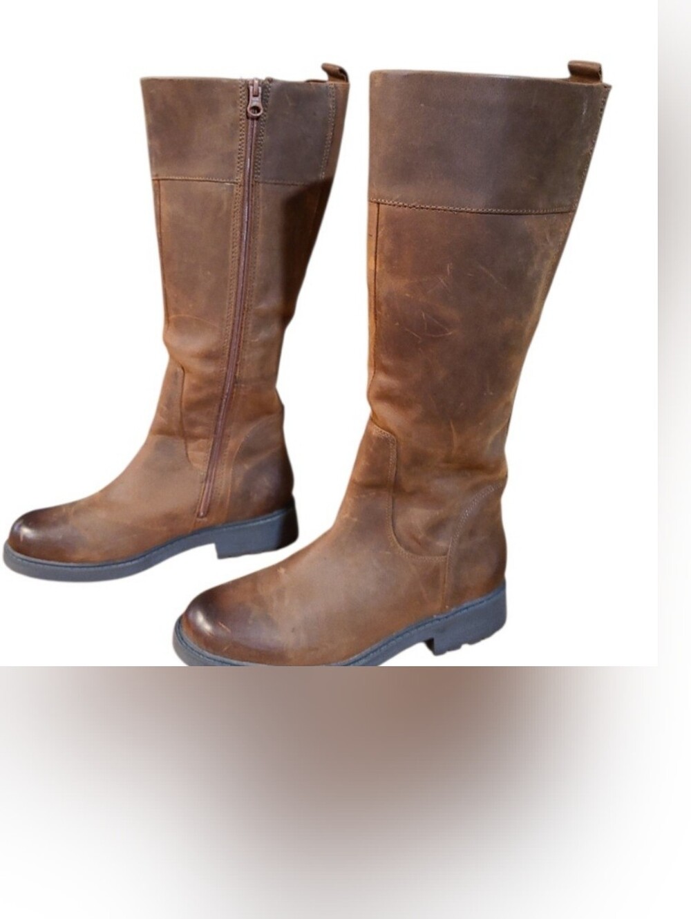 Clarks Orinocco 2HI Leather Riding BOOTS - Picture 4 of 7